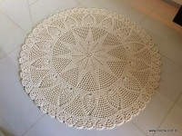 Tapete redondo com flor girasso passo a passo (271)