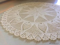 Tapete redondo com flor girasso passo a passo (281)