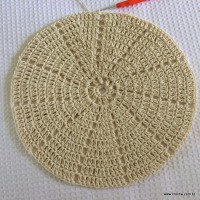 Tapete redondo com flor girasso passo a passo (55)