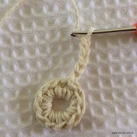 Tapete redondo com flor girasso passo a passo (6)
