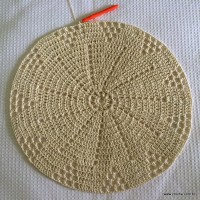 Tapete redondo com flor girasso passo a passo (89)