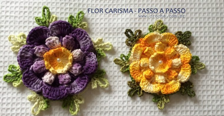 Flor Carisma - passo a passo