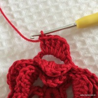 Preenchimento da p&eacute;tala da &uacute;ltima camada