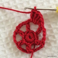 Flor rasteirinha com 6 pétalas passo a passo (16)