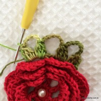 Flor rasteirinha com 6 pétalas passo a passo (74)