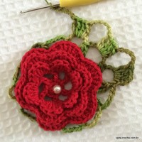 Flor rasteirinha com 6 pétalas passo a passo (82)