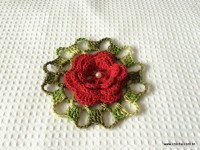 Flor rasteirinha com 6 pétalas passo a passo (86)