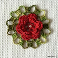 Flor rasteirinha com 6 pétalas passo a passo (89)