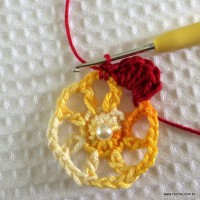 Flor rasteirinha passo a passo (24)