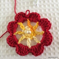 Flor rasteirinha passo a passo (27)