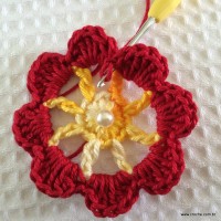 Flor rasteirinha passo a passo (29)