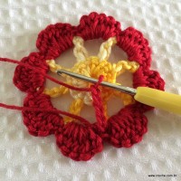 Flor rasteirinha passo a passo (31)