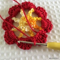 Flor rasteirinha passo a passo (33)