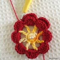 Flor rasteirinha passo a passo (41)