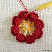 Flor rasteirinha passo a passo (42)