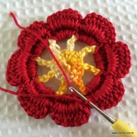 Flor rasteirinha passo a passo (45)