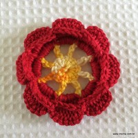 Flor rasteirinha passo a passo (52)