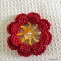 Flor rasteirinha passo a passo (53)