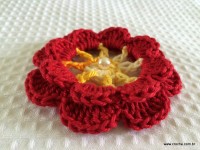 Flor rasteirinha passo a passo (56)