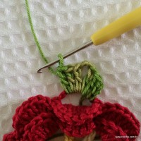 Flor rasteirinha passo a passo (61)