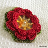 Flor rasteirinha passo a passo (69)