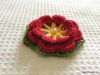 Flor rasteirinha passo a passo (70)