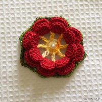 Flor rasteirinha passo a passo (73)