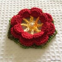 Flor rasteirinha passo a passo (74)