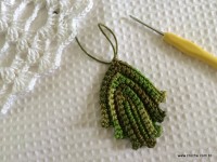 Trilho de mesa caminho de flores - passo a passo (118)