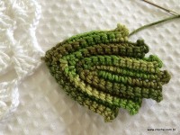 Trilho de mesa caminho de flores - passo a passo (122)