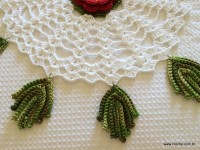 Trilho de mesa caminho de flores - passo a passo (132)