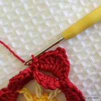 Trilho de mesa caminho de flores - passo a passo (140)