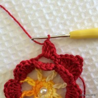 Trilho de mesa caminho de flores - passo a passo (141)