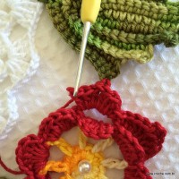 Trilho de mesa caminho de flores - passo a passo (144)