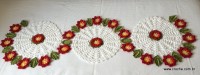 Trilho de mesa caminho de flores - passo a passo (164)