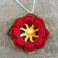 Trilho de mesa - caminho de mesa com flor rasteirinha - passo a passo (1)