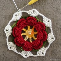 Trilho de mesa - caminho de mesa com flor rasteirinha - passo a passo (12)