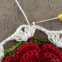 Trilho de mesa - caminho de mesa com flor rasteirinha - passo a passo (13)