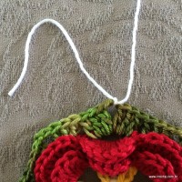 Trilho de mesa - caminho de mesa com flor rasteirinha - passo a passo (2)