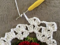 Trilho de mesa - caminho de mesa com flor rasteirinha - passo a passo (25)