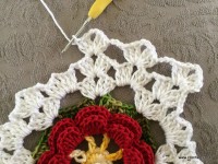 Trilho de mesa - caminho de mesa com flor rasteirinha - passo a passo (26)