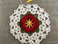 Trilho de mesa - caminho de mesa com flor rasteirinha - passo a passo (27)