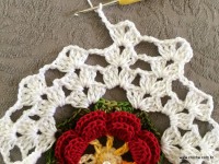 Trilho de mesa - caminho de mesa com flor rasteirinha - passo a passo (29)