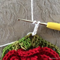 Trilho de mesa - caminho de mesa com flor rasteirinha - passo a passo (3)