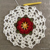 Trilho de mesa - caminho de mesa com flor rasteirinha - passo a passo (31)