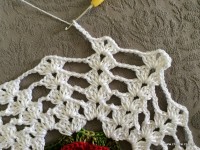 Trilho de mesa - caminho de mesa com flor rasteirinha - passo a passo (40)