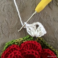 Trilho de mesa - caminho de mesa com flor rasteirinha - passo a passo (5)