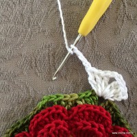 Trilho de mesa - caminho de mesa com flor rasteirinha - passo a passo (7)