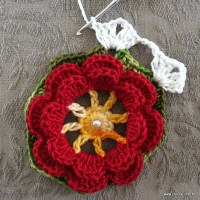 Trilho de mesa - caminho de mesa com flor rasteirinha - passo a passo (9)