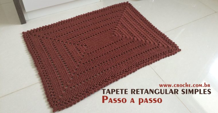 Tapete retangular simples